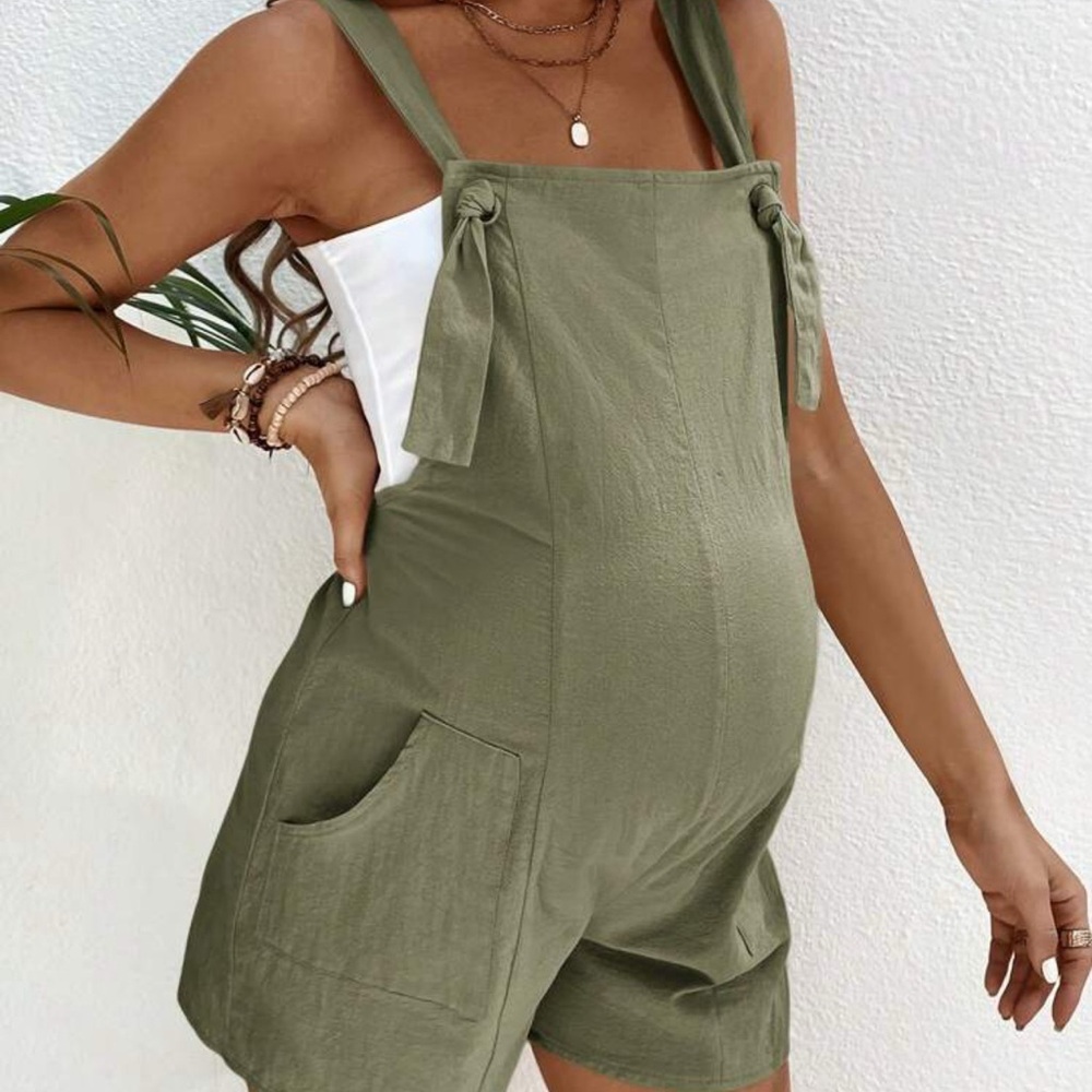 Maternity romper